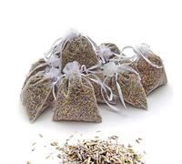 OLILLY 2025 HARVEST - Sachets of Lavender from Provence - 0,26 lb (White, 12 Sachets)