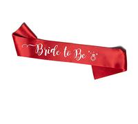 OLILLY Red Sash Bride to Be - Sash for the Future Bride - Perfect for a Hen Night