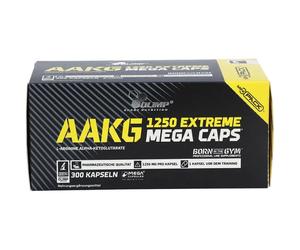 OLIMP AAKG 1250 MEGA CAPS - 120-240 Caps - Blisters -Muscle Pump Muscle Building