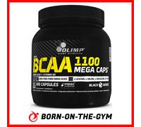 Olimp BCAA 1100 Mega Caps Amino Acids Leucine Vitamin B6 Recovery 300 Capsules