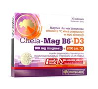 OLIMP CHELA MAG B6+D3 30 kap Magnesium Vitamin B6 Chelate MENMAG NEOMAG MAGNEZ