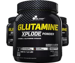 Olimp Glutamine XPLODE 500g Amino Acids Powder vit. B6 & L-Glutamine BCAA