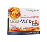 Olimp Gold-Vit D3 4000 IU + K2 - 30capsules