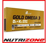 Olimp Nutrition Gold Omega 3 Vitamin D3 + K2 Fatty Acids EPA DHA - 60 caps
