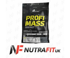 OLIMP PROFI MASS whey protein muscle gainer taurine MCT BCAA powder