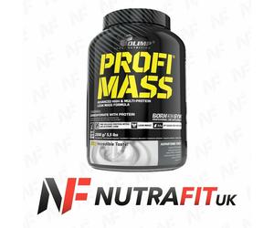 OLIMP PROFI MASS whey protein muscle gainer taurine MCT BCAA powder