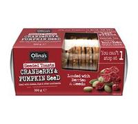 Olina's Bakehouse - Seeded Toasts - Cranberry & Pumpkin Seed 100g