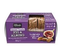 Olina's Bakehouse - Seeded Toasts, Fig and Almond, 100g