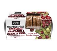 Olina's Bakehouse - Seeded Toasts Gluten Free Cranberry and Pumpkin Seed, 100g