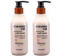 Oliology Coconut Oil Curl Cream, 8.5 Oz (2 Pack)