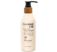 Oliology Coconut Oil Curl Cream - Defines and Enhances Curls | Conditions and Reduces Frizz | Paraben Free (7.8 Oz)