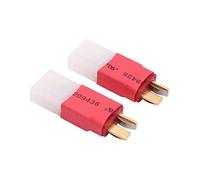 OliRC 2pcs Deans Style T-Plug Male to plug for Big Tamiya Female Adapter Connector(C129-2)