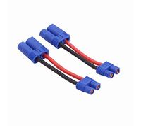 OliRC 2pcs Male EC5 to Female EC3 Connector Adapter with 14awg 2in Cable(C108-2)