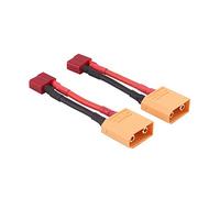 OliRC 2pcs Male XT90 to Female Deans T plug Connector Adapter with 14awg 2in Cable(C100-2)
