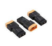 OliRC 3pcs No Wires Connector: Male XT90 to Female TRX Traxxas Adapter Plug(C48-3)