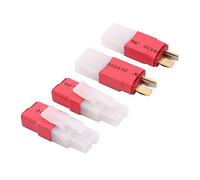 OliRC 4pcs compatible with Tamiya to T-Plug Deans Style Male Female RC Connector Adapter(C162-4)