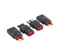 OliRC 4pcs Traxxas TRX to T-Plug Deans Style Male Female RC Connector Adapter(C81-4)