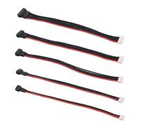 OliRC 5pcs JST-XH 2/3/4/5/6S 8" / 200mm 22awg Lipo Balance Wire Extension Silicone Cable Lead Cord for RC Battery Charger(C137-5)