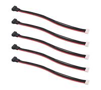 OliRC 5pcs JST-XH 4S 8" / 200mm 22awg Lipo Balance Wire Extension Silicone Cable Lead Cord for RC Battery Charger(C134-5)