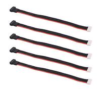 OliRC 5pcs JST-XH 5S 8" / 200mm 22awg Lipo Balance Wire Extension Silicone Cable Lead Cord for RC Battery Charger(C135-5)
