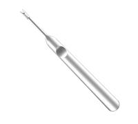 OLIREXD Professional Stainless Steel Cuticle Pusher Trimmer Remover Dead Skin Hangnails Nails Cleaner Scissors Remover Nipper Clipper/Nail Art Manicure Tool for Adult, Silver