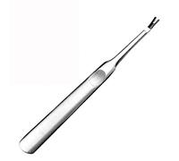 Professional Stainless Steel Cuticle Pusher Trimmer Remover Dead Skin Hangnails Nails Cleaner Scissors Remover Nipper Clipper/Nail Art Manicure Tool for Adult, Silver