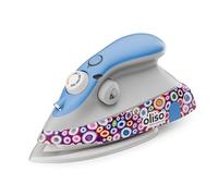 oliso M3Pro Mini Project Iron - Compact Size Steam Iron with LED for Textiles, Clothes, Sewing, Quilting - 220V/120V, Diamond Ceramic-Flow Soleplate, Iron Rest Included, Kaffe Fassett Design