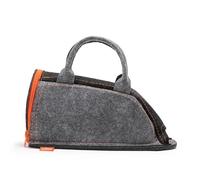 Oliso Small Carry Bag for Project & Travel Irons - Durable Polyester Felt Storage Case with Zipper & Handles, Compatible with Oliso M3Pro and Most Irons up to 17.8 x 10.2 x 10.2 cm (Bag Only)