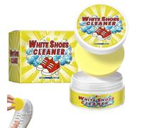 Olite White Shoes Cleaner, All-Purpose Rinse-Free White Shoe Cleaner Cream Olite with Sponge, Cleaning and Descaling (1Pc)
