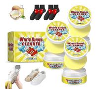 Olite White Shoes Cleaner, All-Purpose Rinse-Free White Shoe Cleaner Cream Olite with Sponge, Multifunctional WhiteShoes Cleaning Cream, Cleaning and Descaling Polish for Sneaker (3Pcs)