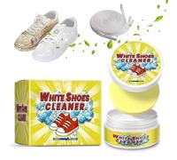 Olite White Shoes Cleaner, White Shoe Cleaner Cream, All-Purpose Rinse-Free Cleaning Cream with Sponge for Sneakers/Leather (1PC)