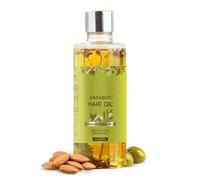 Olive Almond Light Hair Oil - 200ml | With Vitamin E | Non-Sticky Hair Oil for Women & Men | For All Hair & Scalp Types | Free from Paraffin, Mineral Oil, Preservatives & Chemicals