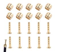 Olive and Barb Insert 10 Set Bike Hydraulic Disc Brake Hose Olive Connector Insert Set for Shimanos Avid Sram Bicycle Mountain Bike Replacement Part (Bh59)