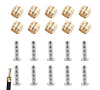 Olive and Barb Insert 10 Set Bike Hydraulic Disc Brake Hose Olive Connector Insert Set for Shimanos Avid Sram Bicycle Mountain Bike Replacement Part(Bh90)