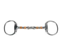 Olive bit for horse with double break with rollers Harry's Horse