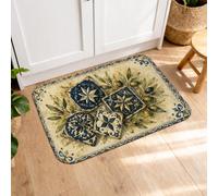 Olive Branch Kitchen Mats for Floor, Vintage Mediterranean Soft Mats, Spring Cushioned Comfort Washable Decor Rugs for Kitchen Sinks Laundryroom Bathroom 20x31 Inch