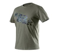 Olive Camo Work T-Shirt, Size S