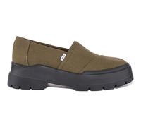 Olive Combat Low Loafers Women - female - TOMS - Loafers - Green - 6 UK - Shoes 6 UK