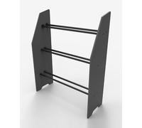 O'LIVE Compac Vinyl Dumbbell Rack Dark Grey