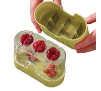 Olive Corer, , Fruit Corer with Press Function, Ergonomic for De-stoning, for Cooks, Families, for Baking, Meal Preparation, for Household and the