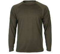 Olive Drab Quickdry Long-Sleeve T-Shirt - Training Base Layer Exercise Army New