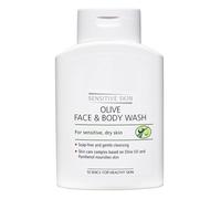 Olive Face & Body Wash - 200ml | Extra Mild Cleanser for Sensitive & Dry Skin | pH 5.5 | Soap-Free Formula with Olive Oil & Panthenol