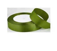 Olive Green 22 METRES X 10MM Gift Wrap Ribbon, Ribbons for Gift Wrapping, Christmas Ribbon, Gift Wrapping Ribbon for Crafting, Wedding Party Decor