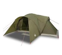 (olive green, 494 x 370 x 190 cm) vidaXL Family Tent Dome 6-Person Camping Tent Lightweight Tent Waterproof