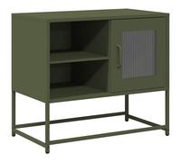 (olive green, 68 cm) vidaXL TV Cabinet Anthracite 100.5x39x60.5 cm Steel TV stand TV sideboard