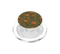 Olive Green Pumpkin Farmhouse Autumn Botanical Cozy Pattern PopSockets PopGrip for MagSafe