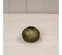 Olive Green Round Tealight Holder