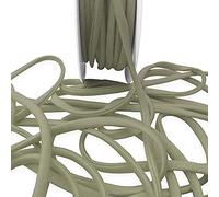 Olive Green Spaghetti Strap Satin Cord Tubular Satin Strap Flat Trim String Non Stretch Strapping Dresses Swimwear Bikini Lingerie Corset Ties Dresses Top Dressmaking (5mm - Olive Green - 10 Meters)