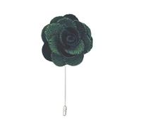 Olive Green Velvet Handmade Flower/Rose Lapel Pin, Blazer, Jacket, Buttonhole, Corsage, Boutonniere,