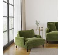 Olive Green Velvet Kids Armchair - Payton